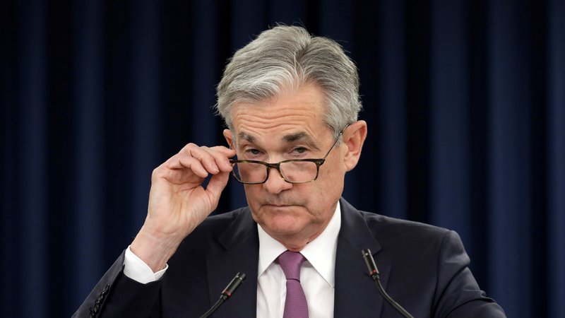 Fotografija: Predsednik Ameriške centralne banke (Fed) Jerome Powell, 1. maj, 2019. Foto: Yuri Gripas/Reuters