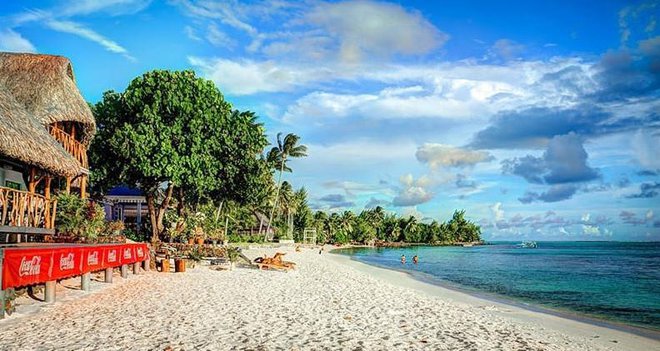 Matira Beach, Bora Bora. Foto: Posnetek zaslona/Pinterest