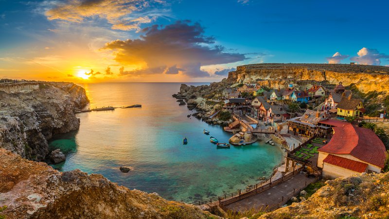 Fotografija: Popeye Village, Malta. Foto: Shutterstock
