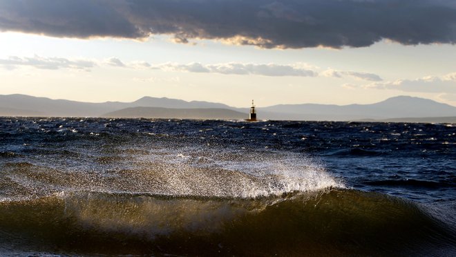 Morje, Hrvaška, Rab, 2. junij 2014. Foto: Matej Družnik / Delo