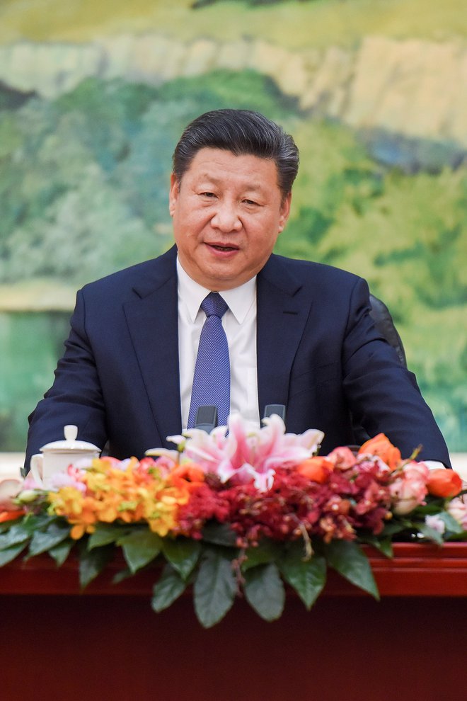 Kitajski predsednik Xi Jinping, Peking, Kitajska, 12. marec 2018. Foto: Etienne Oliveau / Reuters