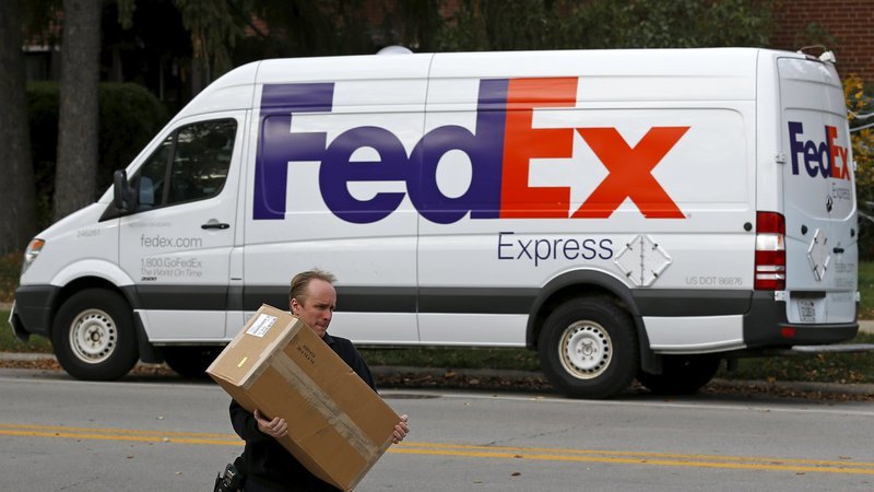 Fotografija: FedEx se sooča z nekaterimi izzivi. Foto: Reuters