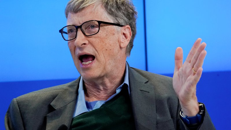 Fotografija: Bill Gates ima rešitev za končanje pandemije. Foto: DENIS BALIBOUSE/REUTERS