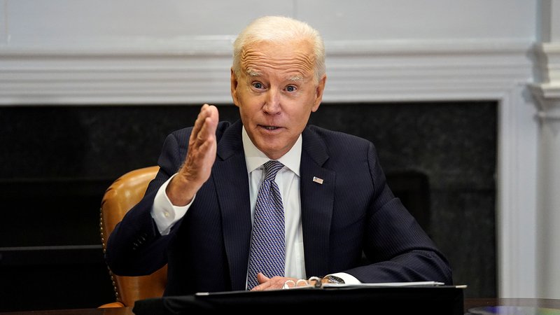Fotografija: Ameriški predsednik Joe Biden. Foto: Kevin Lamarque / Reuters

