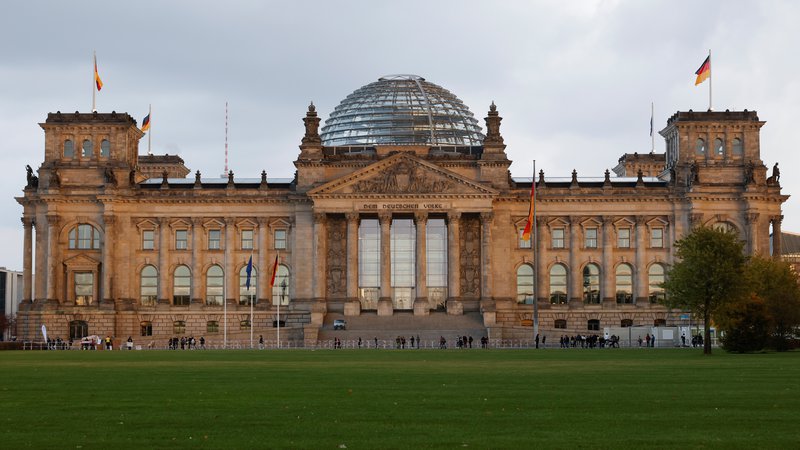 Fotografija: Parlament v Berlinu. Foto: MICHELE TANTUSSI / Reuters
