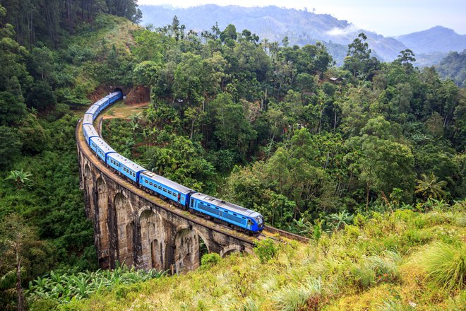 Vlak, Šrilanka. Foto: Shutterstock
