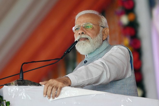 Predsednik indijske vlade Narendra Modi. Foto: PIB / AFP
