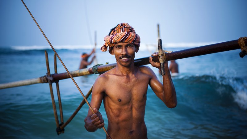Fotografija: Ribič, Šrilanka. Foto: Shutterstock
