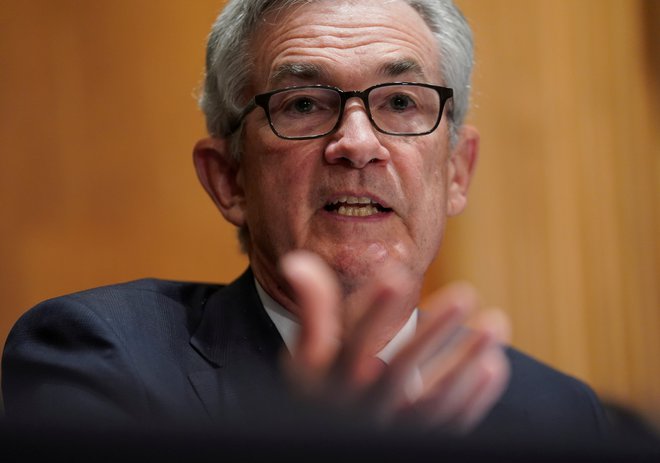 Predsednik ameriške centralne banke (Fed) Jerome Powell, 15. julij. Foto: Kevin Lamarque / Reuters
