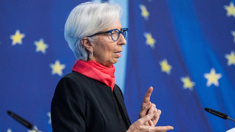 Fotografija: Predsednica ECB Christine Lagarde. Foto: Pool/Reuters
