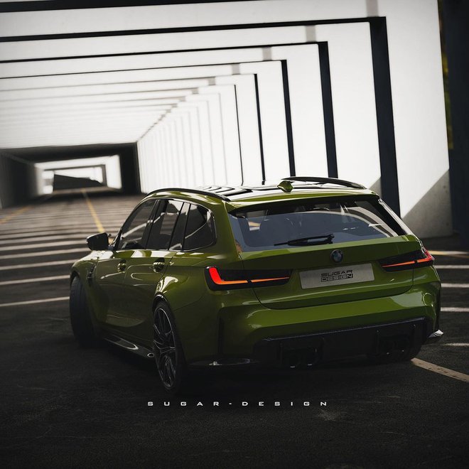 BMW M3 Touring (upodobitev). Foto: @sugardesign_1 / Instagram

