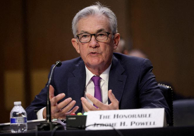 Jerome Powell, predsednik Ameriške centralne banke (Fed), 28. september 2021. Foto: Kevin Dietsch / Reuters
