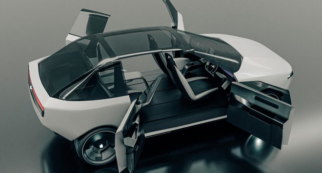 3D upodobitev Applovega avtomobila podjetja Vanarama Foto: Vanarama
