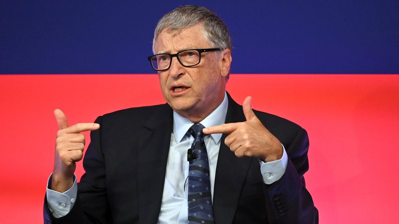 Fotografija: Bill Gates, 19. oktober 2021. Foto: Leon Neal / Reuters
