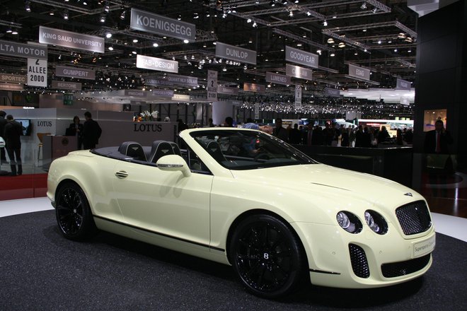 Prodaja Bentleyjev se je lansko leto povečala za 31 odstotkov. Foto: Kovačič Janez/Delo
