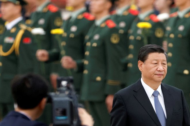 Kitajski predsednik Xi Jinping, Peking, Kitajska, 30. september 2021. Foto: Carlos Garcia Rawlins / Reuters
