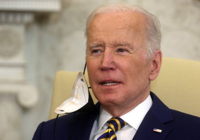 Ameriški predsednik Joe Biden, 31. januar 2022. Foto: Leah Millis / Reuters
