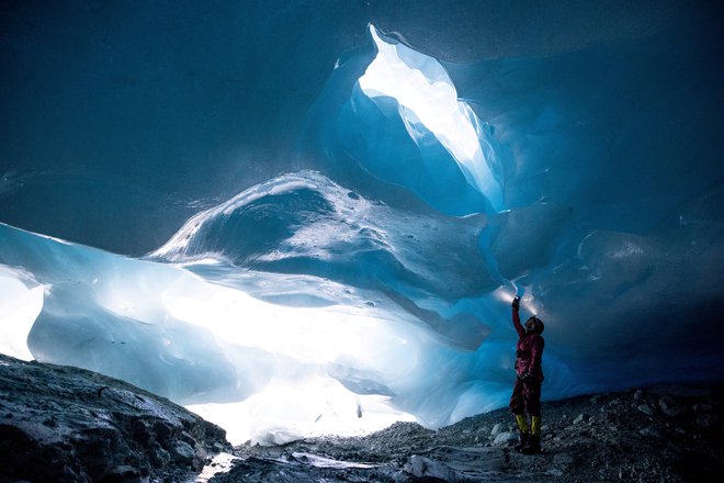 Ledenik v Avstriji. Foto: Lisi Niesner / Reuters
