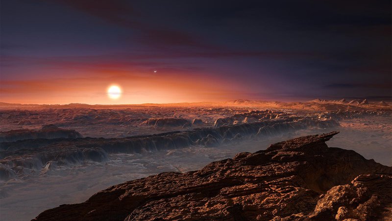 Fotografija: Proxima b je nekoliko masivnejša od Zemlje. Foto: M. Kornmesser/ESO
