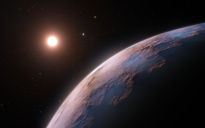 Proxima Centauri, najbližja zvezda osončja. Foto: L. Calçada/ESO

