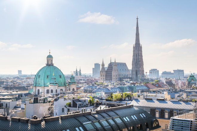 Na seznamu 20 najboljših evropskih destinacij je tudi Dunaj. Foto: Shutterstock
