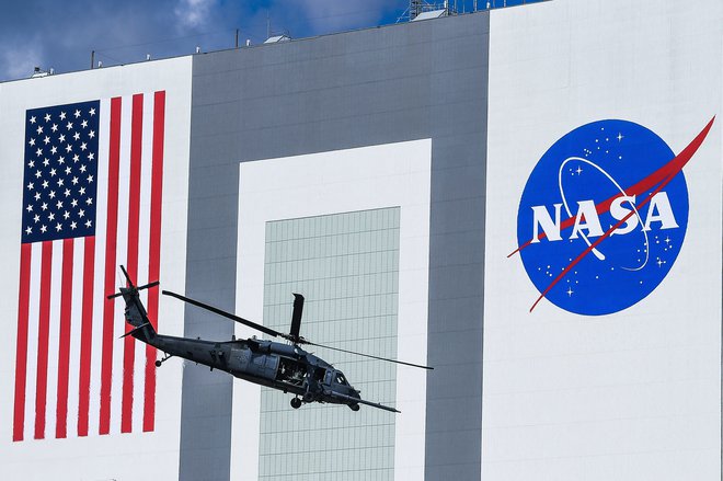 Kennedyjev vesoljski center v Cape Canaveralu na Floridi, ZDA, 28. februar 2022. Foto: Chandan Khanna / AFP 
