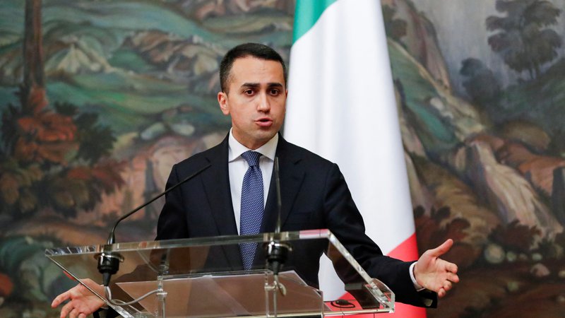 Fotografija: Luigi di Maio, italijanski zunanji minister. Foto: SHAMIL ZHUMATOV/Reuters
