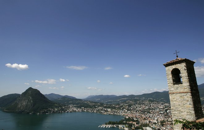 Švicarsko mesto Lugano, 30. julij 2007. Foto: Christian Hartmann / Reuters
