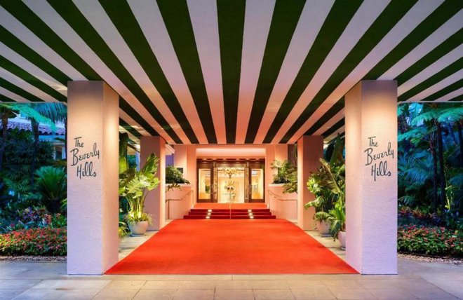 Hotel Beverly Hills, Kalifornija, ZDA. Foto: posnetek zaslona/Luxury Launches
