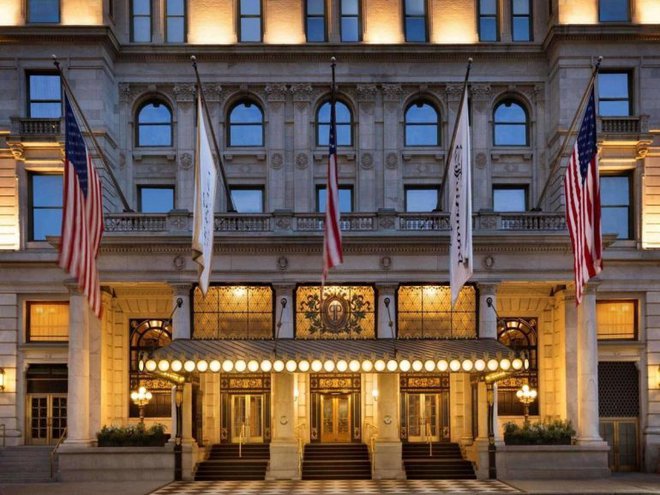 Hotel Plaza, New York, ZDA. Foto: posnetek zaslona/Luxury Launches
