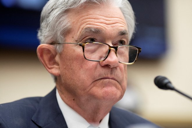 Jerome Powell, predsednik ameriške centralne banke (Fed), 2. marec 2022. Foto: Tom Brenner / Reuters

