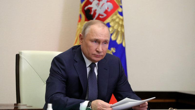 Fotografija: Ruski predsednik Vladimir Putin, Moskva, Rusija, 31. marec 2022. Foto: Sputnik / Mikhail Klimentyev / Kremlin / Reuters
