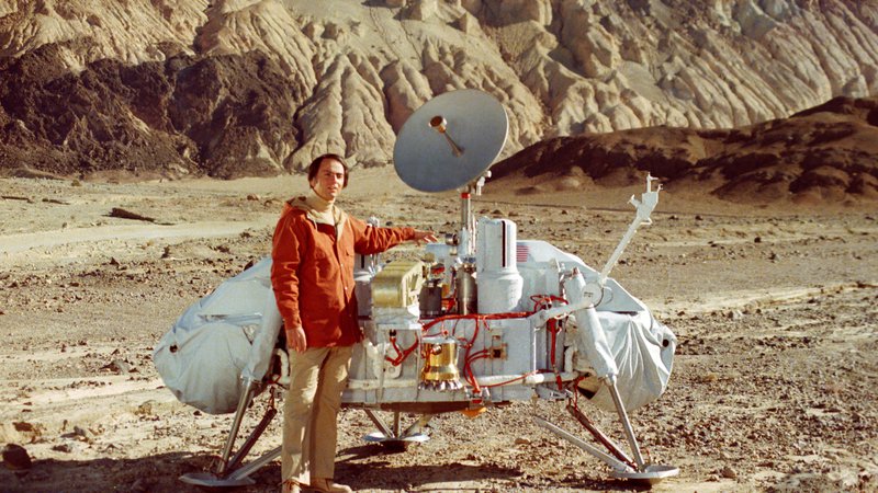 Fotografija: Carl Sagan, znameniti ameriški astronom in znanstvenik. Foto: JPL
