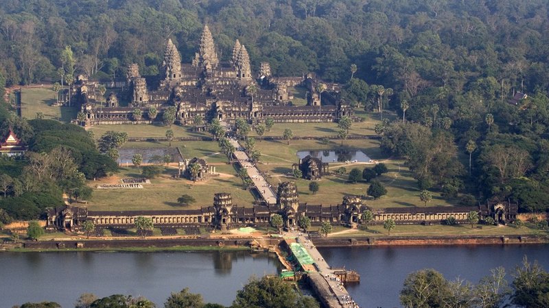 Fotografija: Tempelj Angkor Wat v Kambodži. FOTO: Shutterstock
