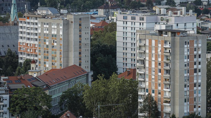 Fotografija: Stanovanjski problem v Sloveniji obstaja že dolgo. Foto: Jože Suhadolnik/DELO
