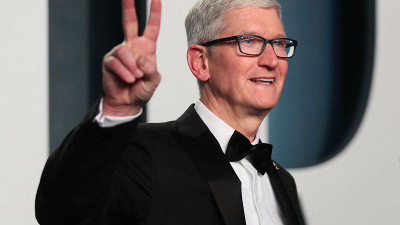 Fotografija: Tim Cook, izvršni direktor podjetja Apple, 28. marec 2022. Foto: Danny Moloshok / Reuters
