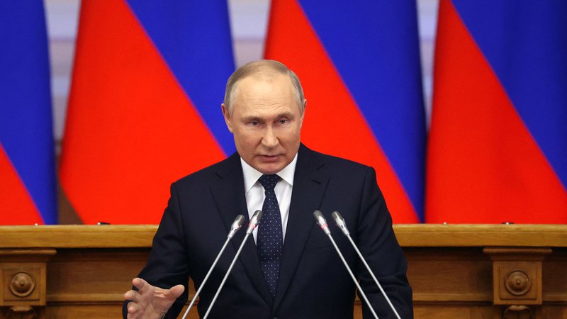 Fotografija: Ruski predsednik Vladimir Putin, 27. april 2022. Foto: Alexandr Demyanchuk / Sputnik / AFP
