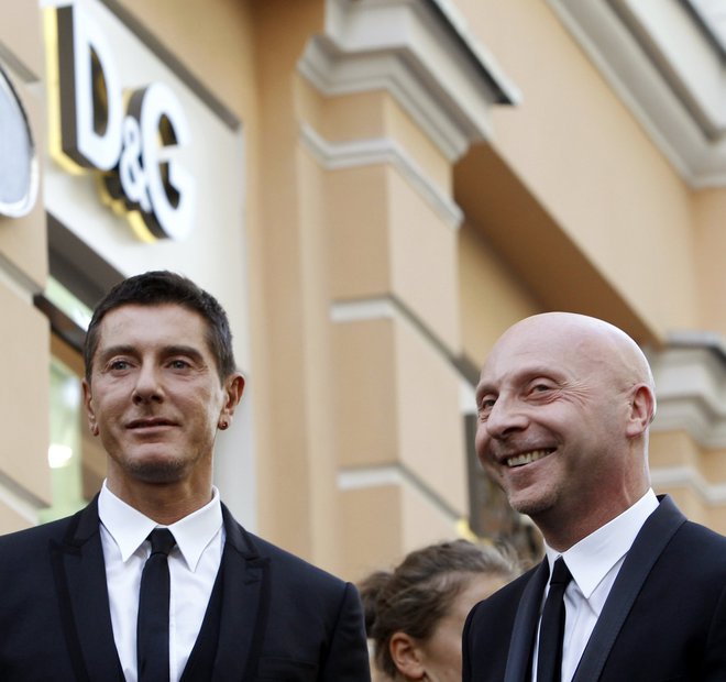 Domenico Dolce in Stefano Gabbana. Foto: REUTERS/Sergei Karpukhin
