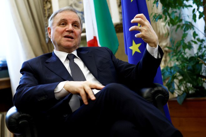 Guverner italijanske centralne banke Ignazio Visco. Foto: Guglielmo Mangiapane / Reuters
