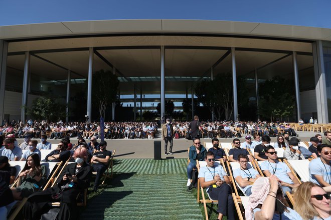 Applova konferenca WWDC 2022, Kalifornija, ZDA, 6. junij 2022. Foto: Justin Sullivan / Getty Images / AFP

