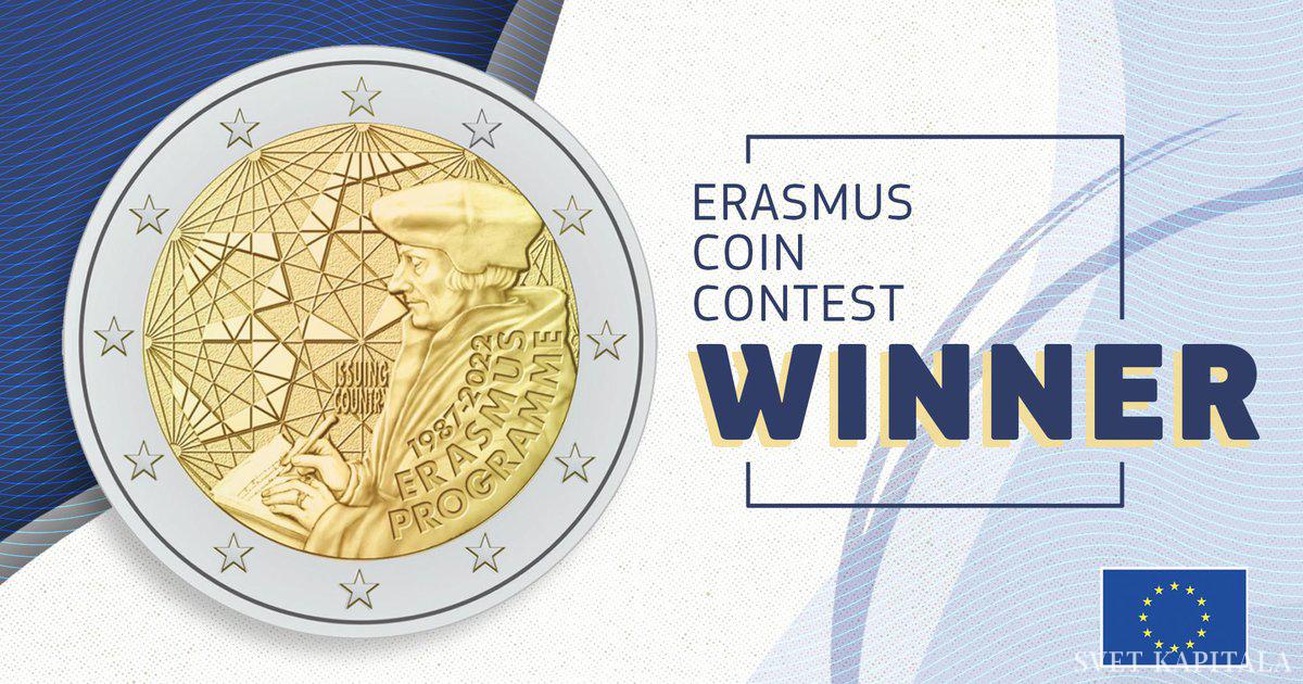 A l’occasion du 35e anniversaire du programme Erasmus, des pièces spéciales de deux euros seront mises en circulation
