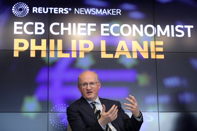 Philip Lane, glavni ekonomist Evropske centralne banke (ECB), 27. september 2019. Foto: Gary He / Reuters
