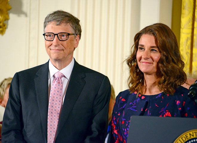 Bill Gates in njegova žena med najbogatejšimi zemljani FOTO: Delo
